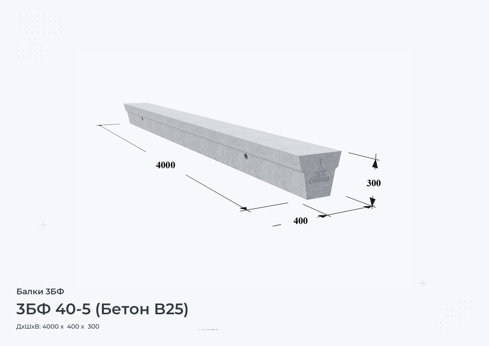 3БФ 40-5 (Бетон B25)