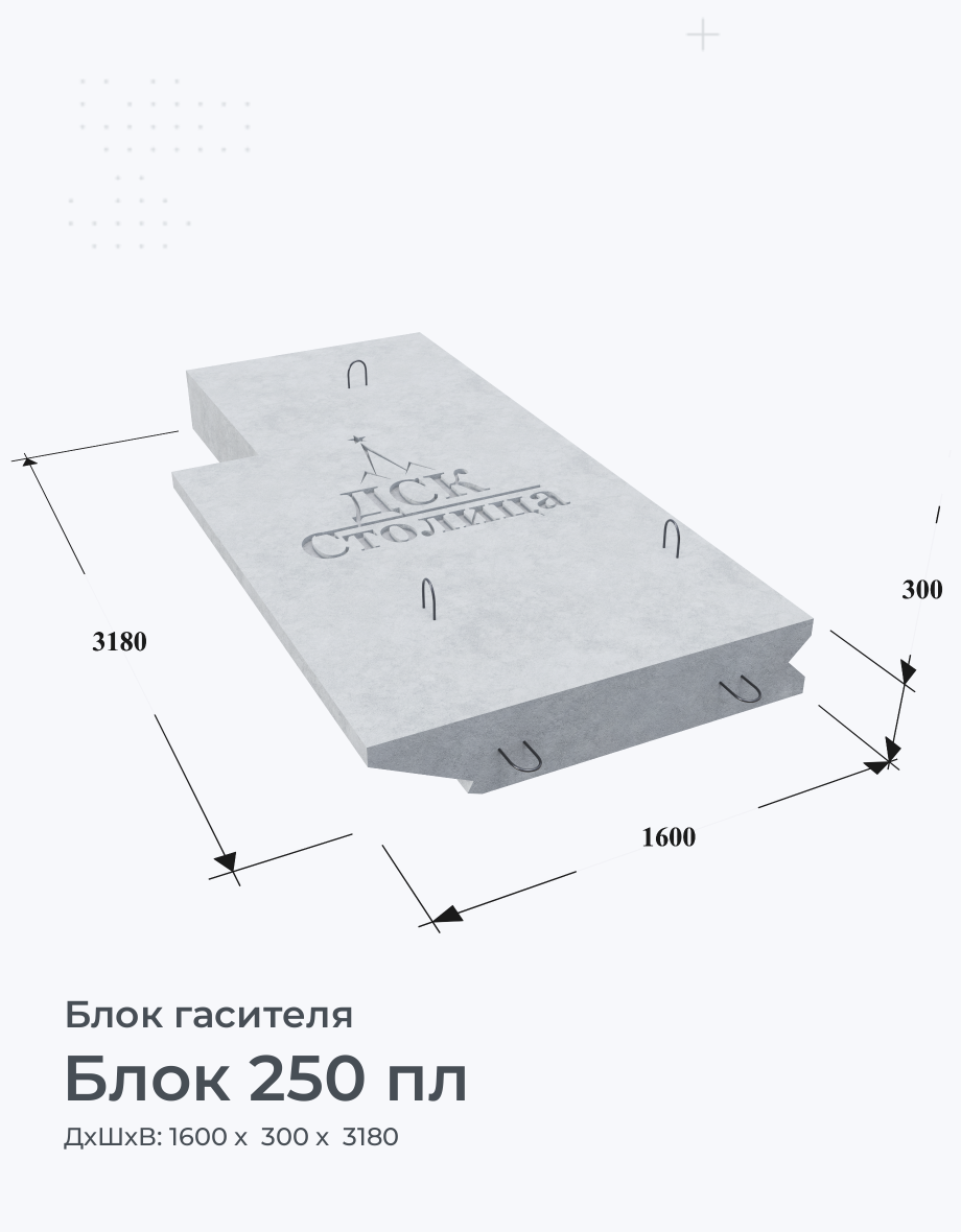 Блок 250 пл