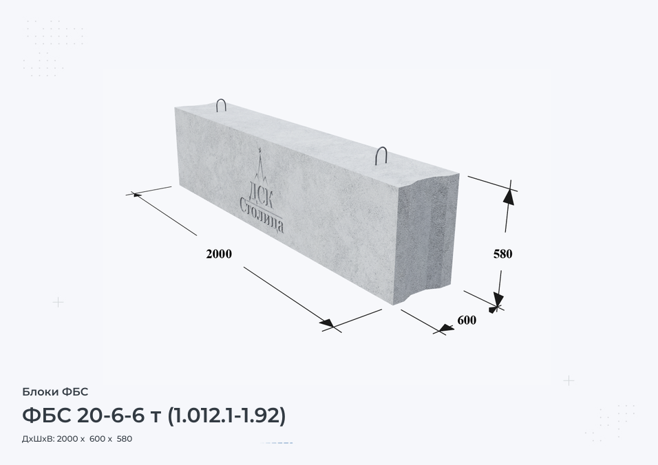 ФБС 20-6-6 т (1.012.1-1.92)