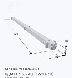 КДМ3Т 3-33-30,1 (1.220.1-3м)