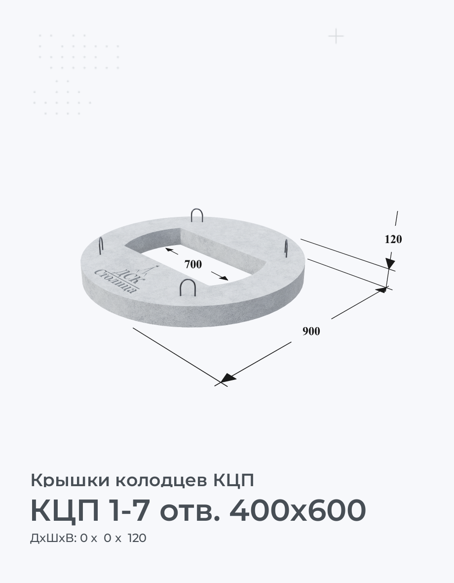 КЦП 1-7 отв. 400х600