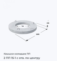 2 ПП 15-1 с отв. по центру