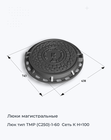 Люк тип ТМР (С250)-1-60  Сеть К H=100