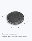 Люк тип ТМР (С250)-2-60  Сеть ТС H=120
