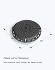 Люк тяжелый тип Т (С250)-2-60  Сеть К H=120