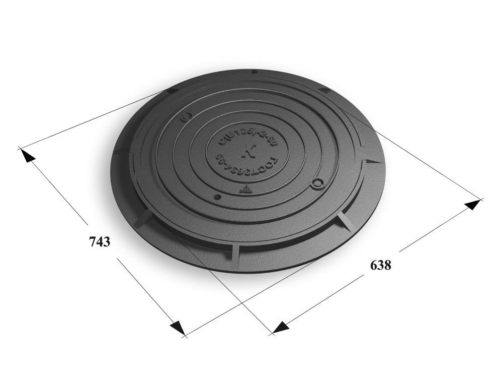 Люк тип С (В125)-2-60  Сеть ТС