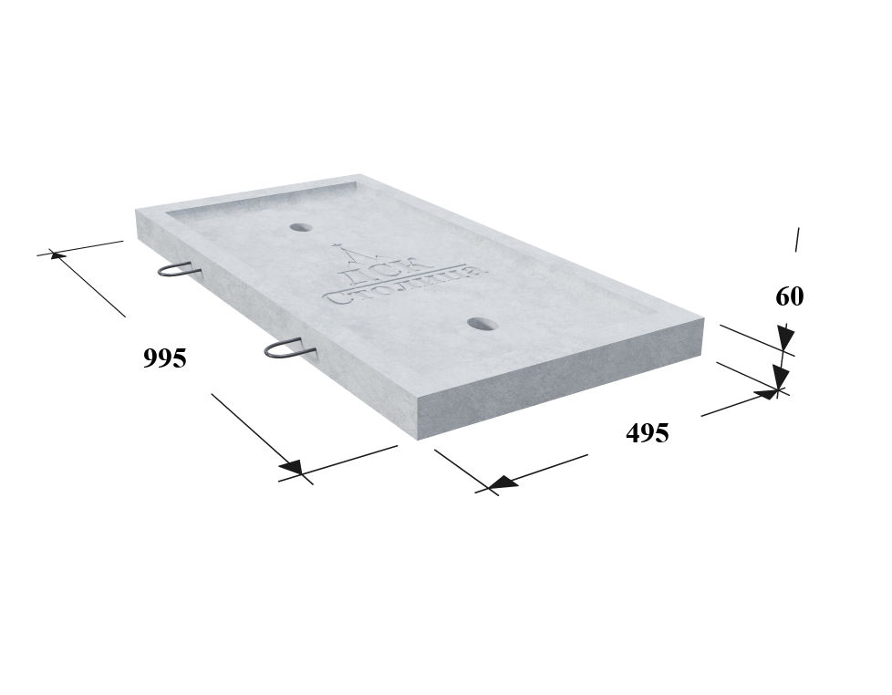 П 10-5 (995x495x60)
