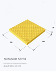 Бетонная тактильная плитка конусообразный шахматный риф 500x500x50