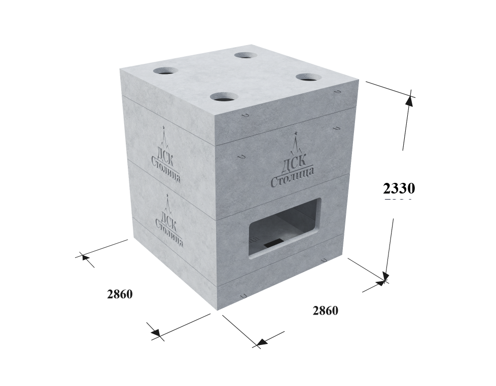 Тепловая камера 2,6 х 2,6 х 4,0