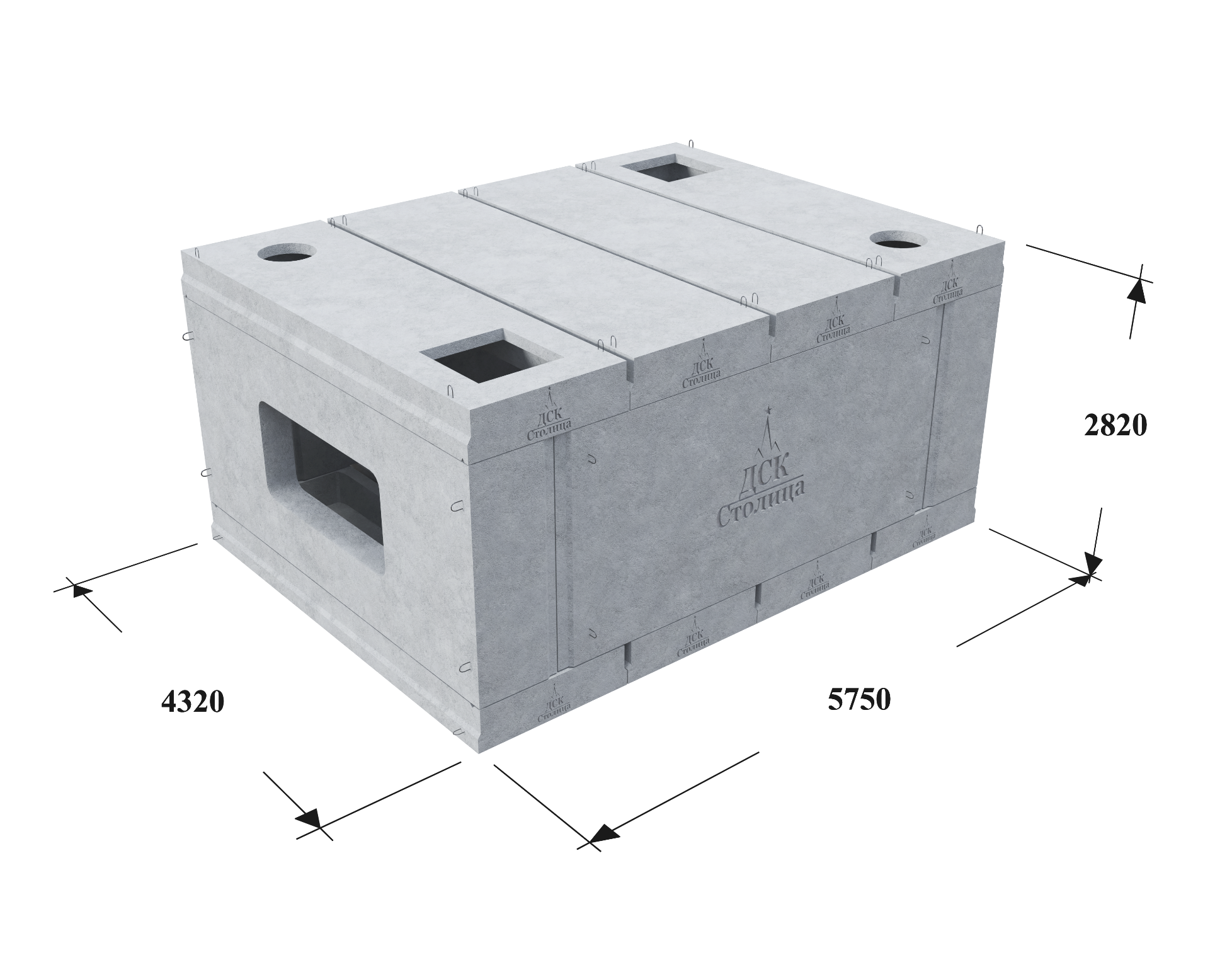 Тепловая камера 4,0 х 5,5 х 2,0