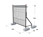 Временные строительные ограждения