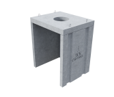 Железобетонный объемный блок