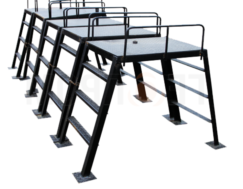 Площадка для обслуживания арматуры Н=600 НТС 62-91