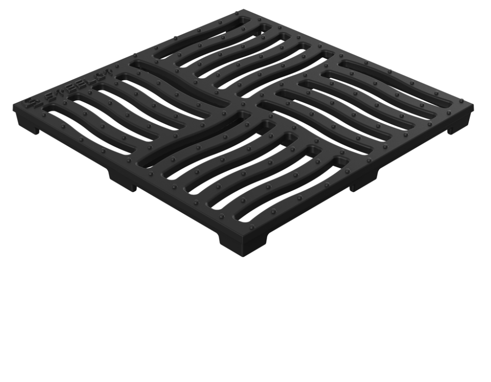 Решетка чугунная SteeStart щелевая 300х300 С 250