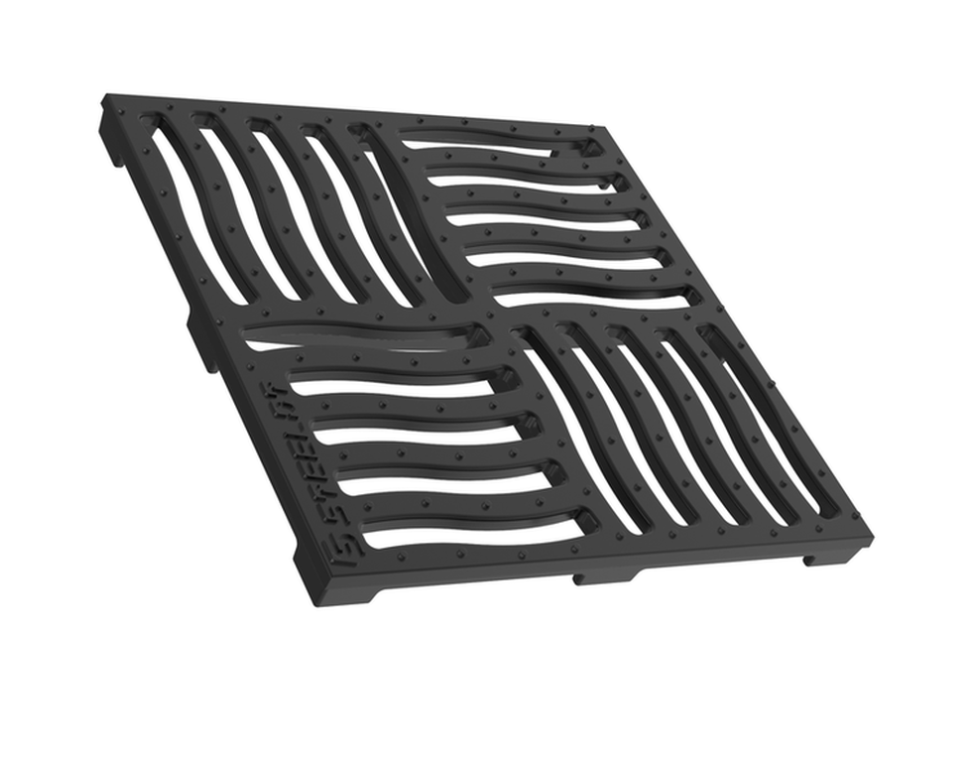 Решетка чугунная SteeStart щелевая 300х300 С 250