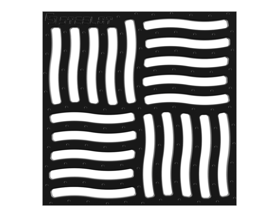 Решетка чугунная SteeStart щелевая 300х300 С 250