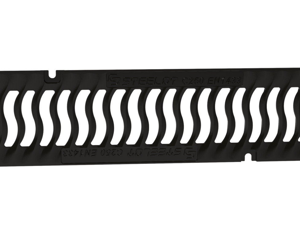 Решетка чугунная волна SteeStart DN 100 C 250