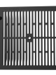 Решетка пластиковая SteeStart 300х300 А 15 черная