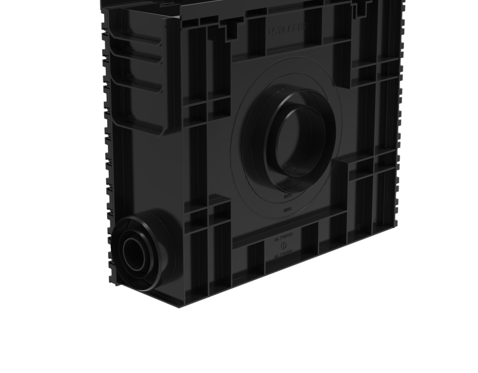 Пескоуловитель пластиковый SteeStart DN 100 H 426 высокий борт