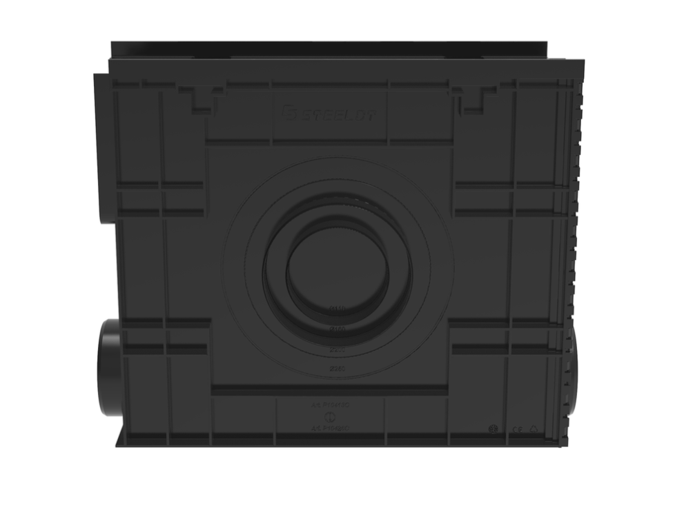 Пескоуловитель пластиковый SteeStart DN 100 H 426 высокий борт