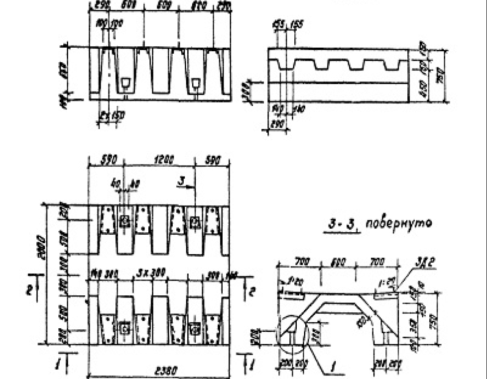 Б 24.20.7,5 купольный шпальный блок